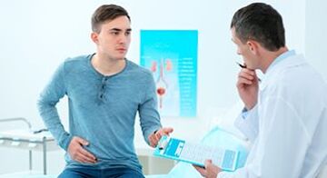Symptome einer Prostatitis bei einem Mann